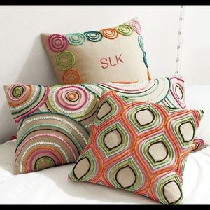 Pottery Barn Teen Balboa Beaded Pillow covers